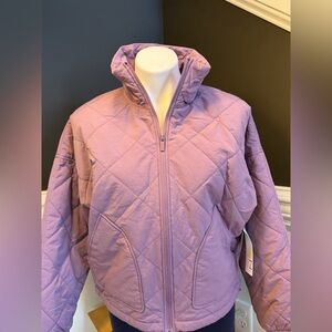 Zella Wander Diamond Quilted Jacket- NWT Size XS